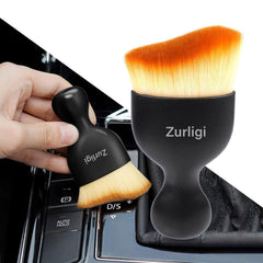 Zurligi Car Detailing Soft Brushes with Cover, Car Interior Cleaning Tool Brush Dense Bristles Scratch Free Interior Dust Brush for Air Conditioning Vents, Car Dashboard, Crevices Cleaning Tools (A1)