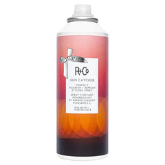 R+Co SUN CATCHER Power C Nourish + Refresh Styling Spray Vitamin C Leave In Mist with 450°F Heat, UV & Pollution Protection Hydrating with Hyaluronic Acid & Vegan Peptides 5 oz 151 ml