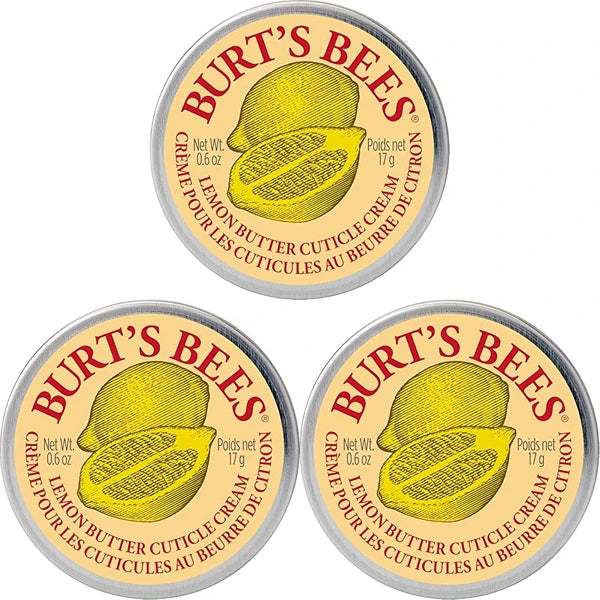 Burt's Bees, Cuticle Cream Lemon Butter, 0.6 Ounce (Pack of 3)