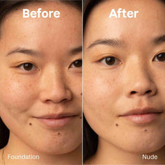 ATTITUDE Oceanly Plastic-Free Light Coverage Foundation Stick, Titanium Dioxide-Free,EWG Verified, Vegan & Cruelty-free Makeup, Nude, 16141, 0.42 Ounces