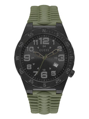GUESS Textured Silicone Watch