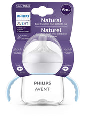 AVENT Philips Natural Trainer Sippy Cup with Natural Response and Soft Spout, 5oz, 1pk, SCF263/01