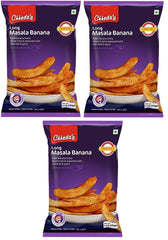 Chheda's long Masala Banana chips | Authentic Namkeen snacks - 170 gm (3 Pack)
