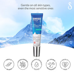 Swiss Image Eye Cream for Deep Hydration with Niacinamide 15 ml | Reduces Dark Circles, Puffiness & Fine Lines | Brightens & Firms Delicate Under-Eye Area | For All Skin Types - Swiss Made