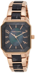 Anne Klein Women's Quartz Watch with Analog Display and Resin Bracelet AK3972RGGY