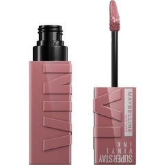Maybelline New York Super Stay Vinyl Ink Nudes Longwear Transfer Proof Gloss Lipstick, Awestruck