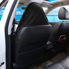 Leader Accessories 1 pcs Cloth Towel Front Bucket Seat Cover Black for Cars SUV Trucks Machine washable - Waterproof