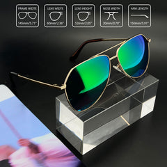 Joopin Sunglasses for Men Women, Polarized Classic Sunglasses Lightweight Metal Frame UV400 Protection