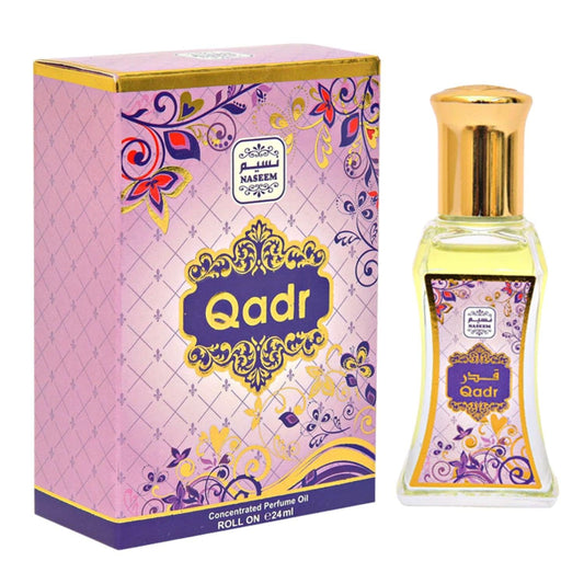 Naseem Perfumes Qadr Roll On Perfume Subtle Tone Eau De Parfum For Men & Women 24 ml
