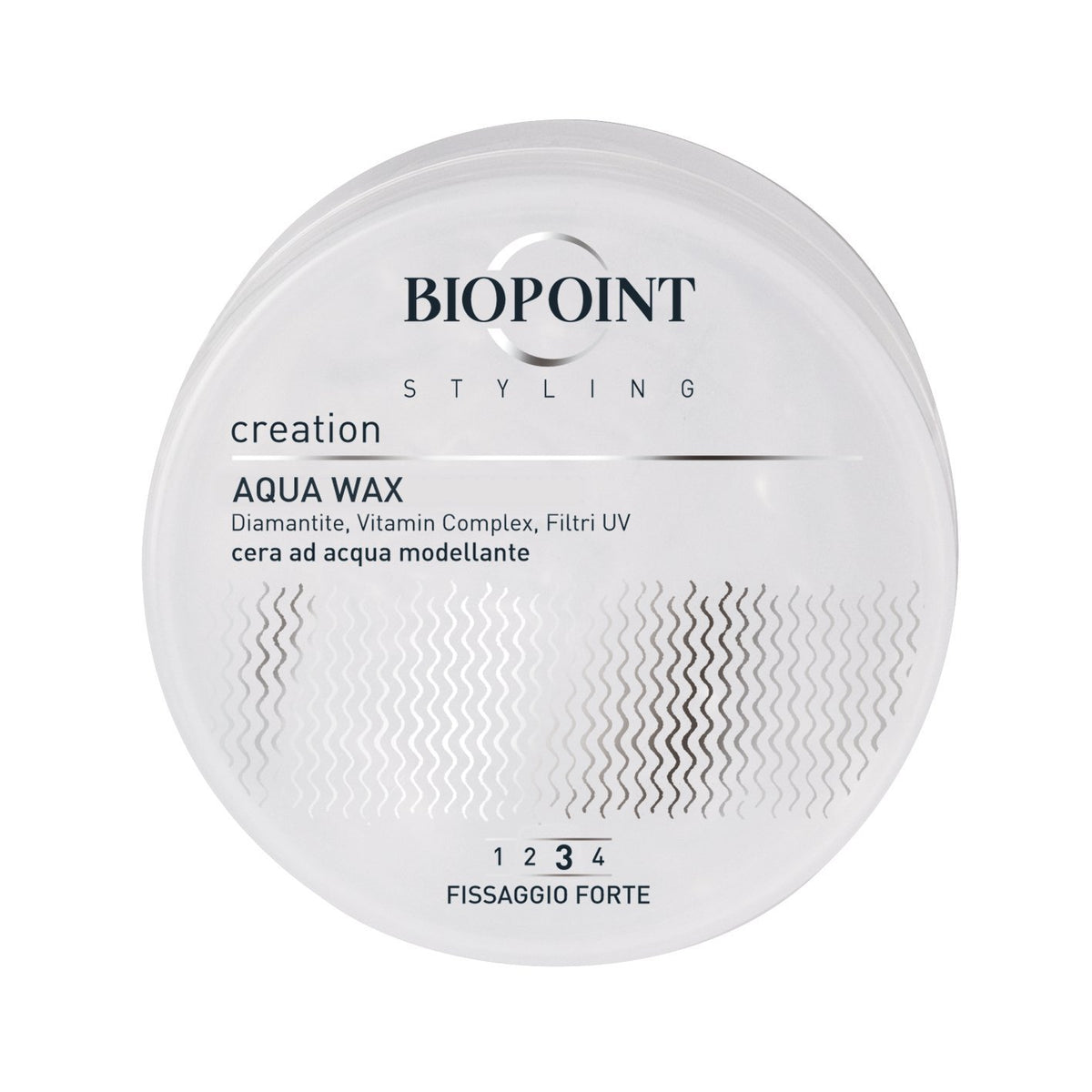 BIOPOINT Hair Styling Aqua Wax Water Based Modelling Wax and Polish - Strong Fixation, Moisturising and Strengthening Action - 100 ml