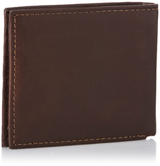 TITAN Men's Bifold Leather Wallet, Brown