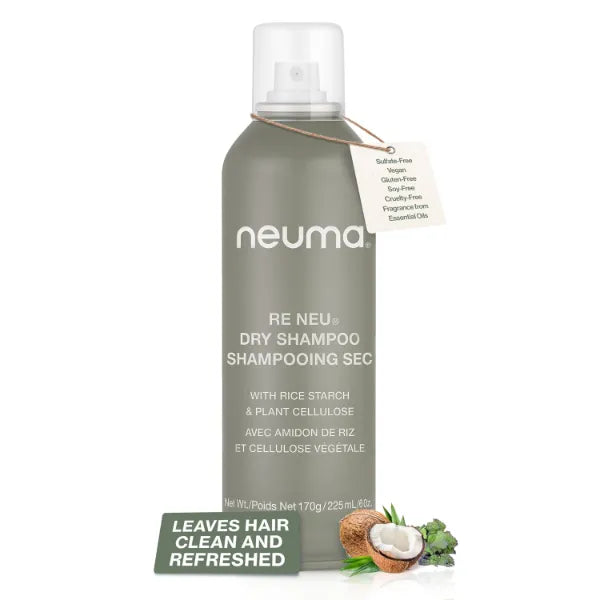 NEUMA Re Neu Dry Shampoo 6 Fl. Oz. Talc-Free, Fast-Absorbing Volumizing Dry Shampoo, Coconut Kalette Scent