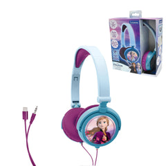 Disney Frozen Lexibook Elsa Stereo Headphone, kids safe, foldable and adjustable