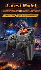 NALACAL 8-bit 520 in 1 Classic Retro Games Handheld Gamepad Game Console - 2.5 inch Screen Rechargeable AV TV Out 2 Player Gamepad (Black)