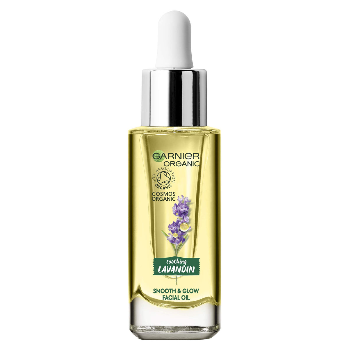 Garnier Organic Soothing Lavandin Glow Facial Oil Healthy Smooth And Glowing Skin, 30ml