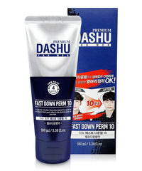 DASHU Down Perm for Men Korean Hair Straightening & Side Hair Flattener Kit, Semi-Permanent Hold (3–4 Weeks)