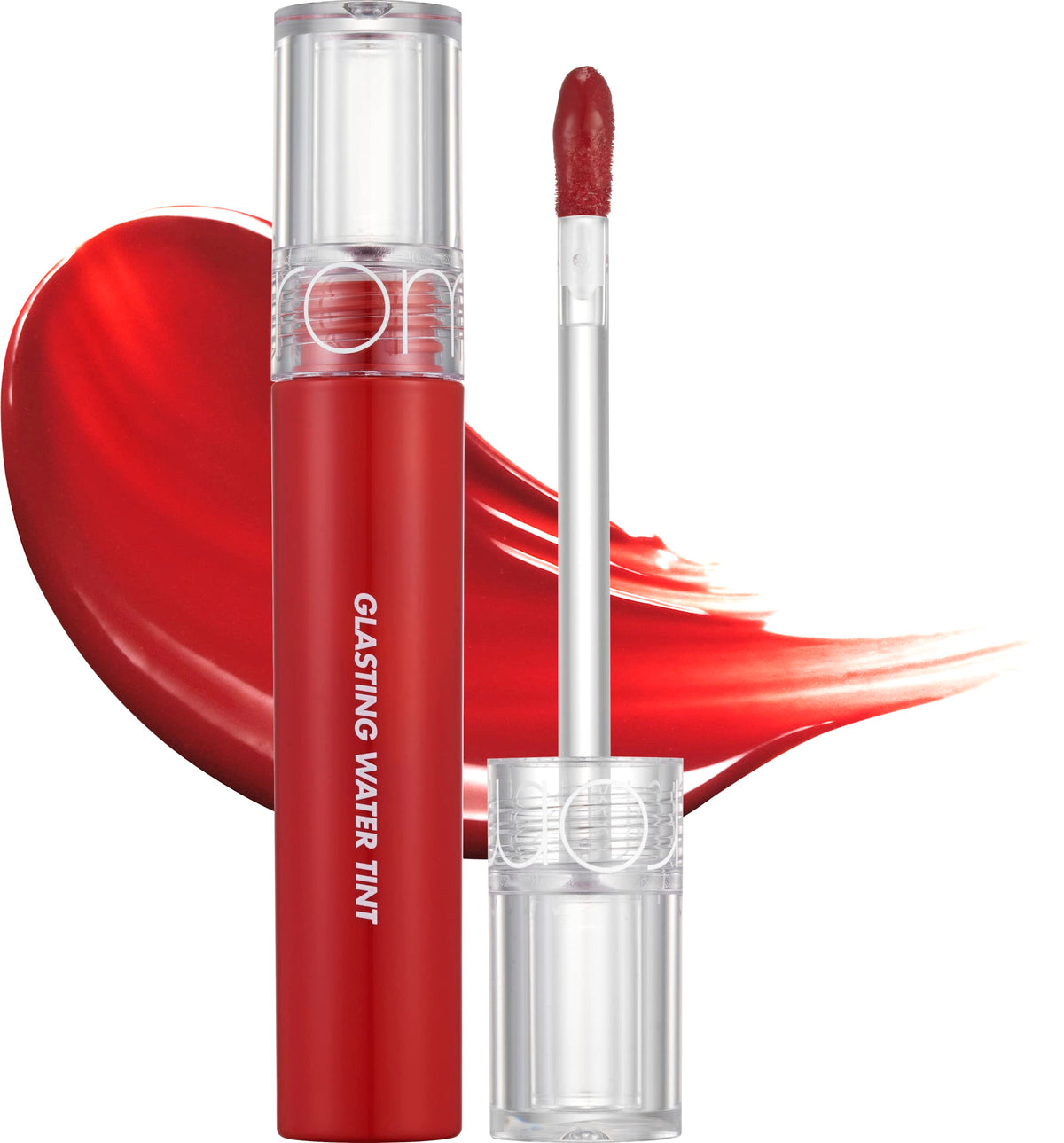 rom&nd Glasting Water Tint long-lasting, Non-sticky, Glossy Finish - 02 Red Drop, 4.0g