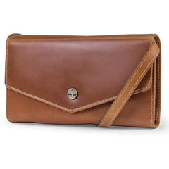 Timberland Women's RFID Leather Crossbody Wallet and Phone Bag with Detachable Strap , Stylish & Secure