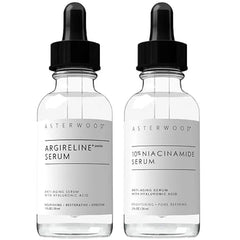 Asterwood Argireline Peptide Serum 1 oz + 10% Niacinamide Serum 1 oz
