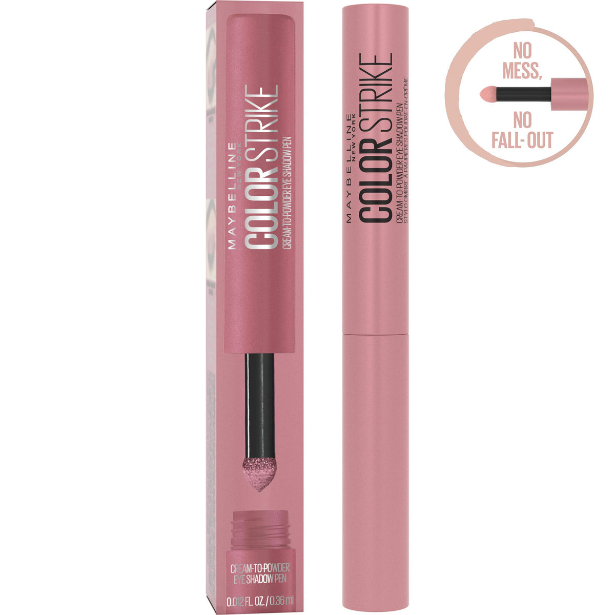 Maybelline New York Color Strike Eye Shadow Pen, Cream To Powder Finish, 20 Charm