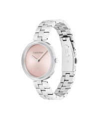 CALVIN KLEIN WOMEN'S BRACELET WATCH - Light Blush/Silver