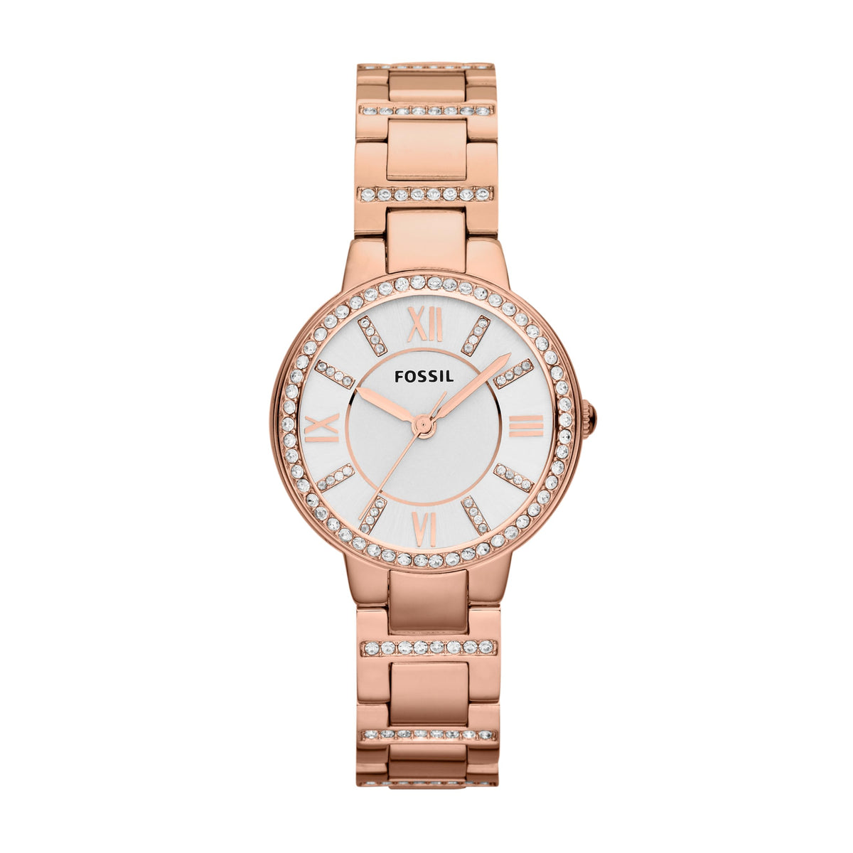 Fossil Womens Quartz Watch, Analog Display and Stainless-Steel Strap