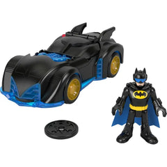 Fisher-Price Imaginext DC Super Friends Batman Toy Shake & Spin Batmobile with Poseable Figure for Pretend Play Kids