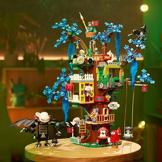 LEGO DREAMZzz 2in1 Fantastical Tree House Toy Set for 9 Plus Year Old Girls & Boys, with Mrs. Castillo, Izzie, Mateo and the Night Hunter Minifigures, Imaginative Play Toys Based on the TV Show 71461