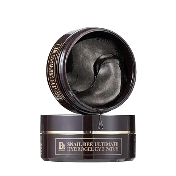 BENTON Snail Bee Ultimate Hydrogel Eye Patch (60pcs) Hydrating Snail Mucin Reusable & Cooling Eye Patches