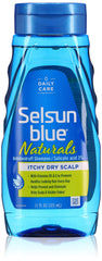 Selsun Blue Naturals Itchy Dry Scalp Anti-dandruff Shampoo, Extra-Hydrating Formula Plus Vitamins B5 & E, Salicylic Acid 3% - 11 fl. oz