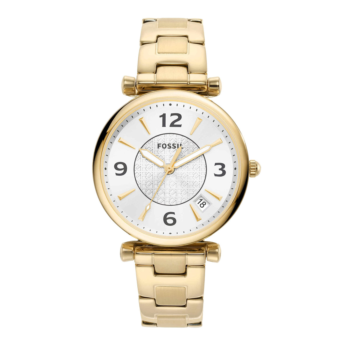 Fossil Carlie Women's Watch with Stainless Steel Bracelet or Genuine Leather Band