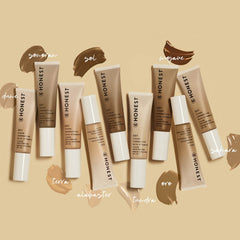 Honest Beauty CCC Clean Corrective with Vitamin C Tinted Moisturizer | Mineral SPF 30 | Vegan + Cruelty Free | Tundra Light, 1 fl oz