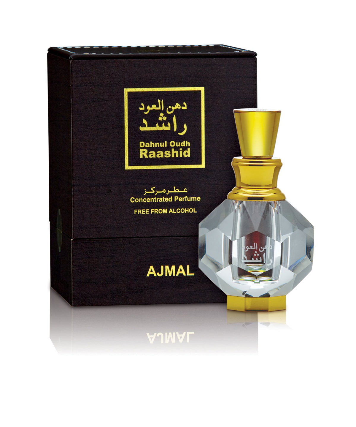 Ajmal Dahnul Oudh Raashid Concentrated Perfume Free From Alcohol 3ml for Unisex