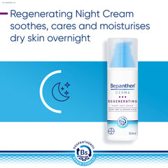 Bepanthen® DERMA Regenerating Night Face Cream, 50ml Pump Bottle