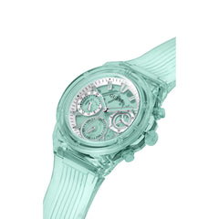 GUESS Ladies Sport Clear 39mm Watch