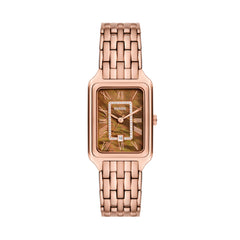 Fossil Raquel Three-Hand Date Rose Gold-Tone Stainless Steel Watch - ES5323