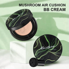 Makeup Base Mushroom Head,Air Cushion Liquid Foundation,Air Cushion BB,Liquid Foundation Mushroom,Natural Moisturizing Full Coverage Foundation,Brightening Pigment BB Cream Foundation for Women