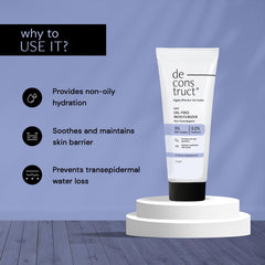 Deconstruct NMF Hydrating Face Moisturizer| 3% NMF Complex |Oil Free Non-Comedogenic Lightweight Gel Moisturizer| For Oily to Combination Skin | 50 gm