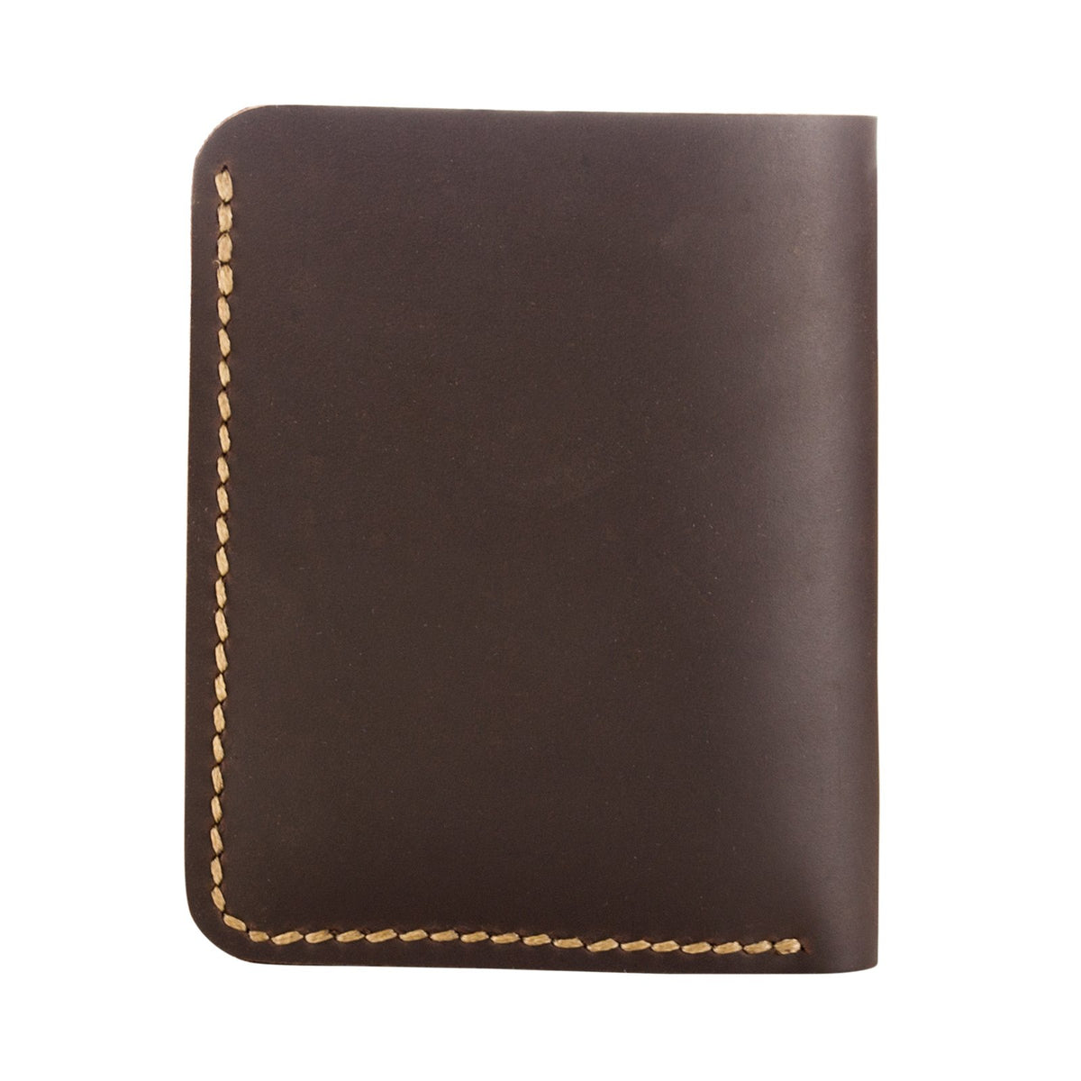 Ancicraft Wallets For Men Leather Bifold Handmade Vintage Dark Brown Gift