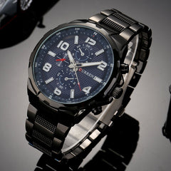 CURREN Original Men's Sports Waterproof Stainless Steel Quartz Wrist Watch 8276