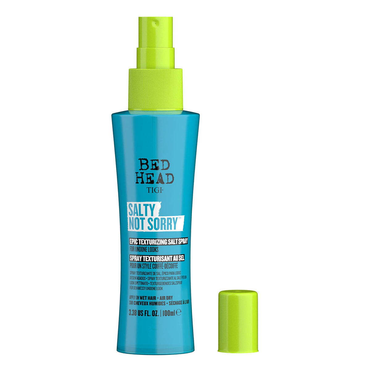 TIGI Bed Head Salty Not Sorry Texturizing Salt Spray For Natural Undone Hairstyles - 3.38 Fl Oz