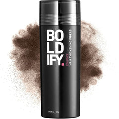 BOLDIFY Hair Fibers for Thinning Hair - 100% Undetectable Natural Formula (Medium Brown)