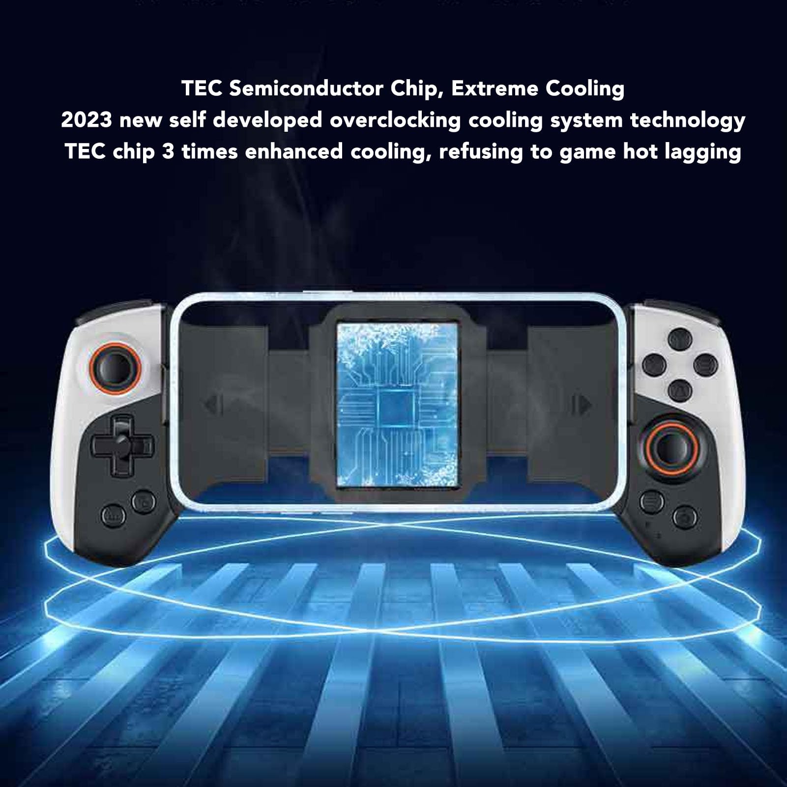 XUMIUZIY Bluetooth Mobile Game Controller for Android & & Switch, Wireless Telescopic Gamepad with Radiator & Joysticks, M1/M2 Programmable Button, Long Battery Life