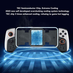 XUMIUZIY Bluetooth Mobile Game Controller for Android & & Switch, Wireless Telescopic Gamepad with Radiator & Joysticks, M1/M2 Programmable Button, Long Battery Life