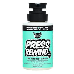 The Doux PRESS REWIND Curl Retention Shampoo for Curly Hair – Anti-Frizz Hydrating Shampoo with Aloe & Pataua Oil – Frizz Control Hair Care for Men & Women – Sulfate-Free, 8 oz