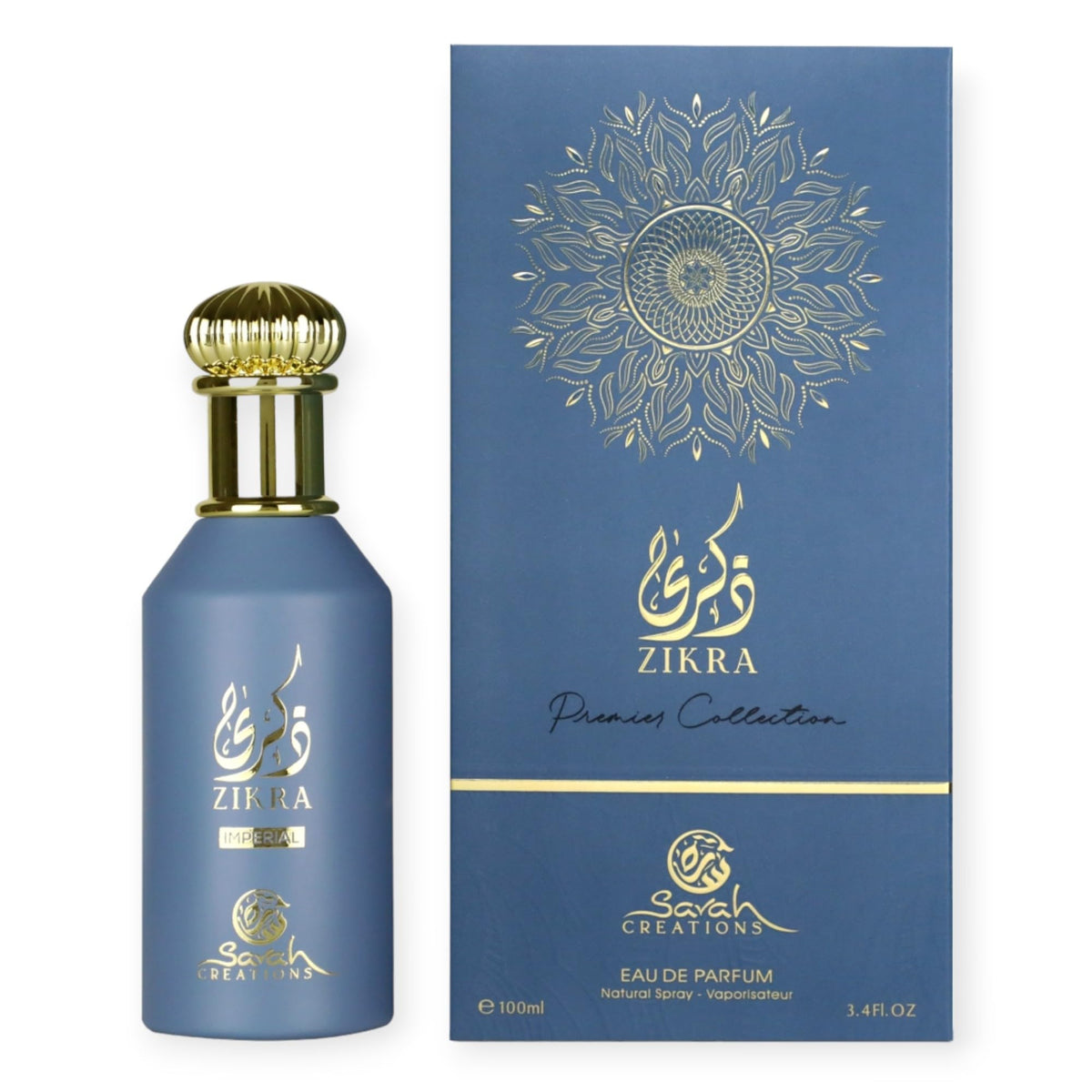 My Perfumes IMPERIAL from SARAH CREATIONS Zikra Premier Collection Eau De Parfum for Men and Women 100ml