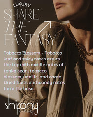 Shifony Tobacco Blossam Extrait De Parfume 100ml for Men and Women/Unisex, Long Lasting - luxurious