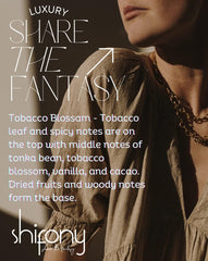 Shifony Tobacco Blossam Extrait De Parfume 100ml for Men and Women/Unisex, Long Lasting - luxurious