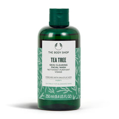 The Body Shop Tea Tree Skin Clearing Facial Wash, Purifying Vegan Face Wash For Oily, Blemished Skin - 250ml