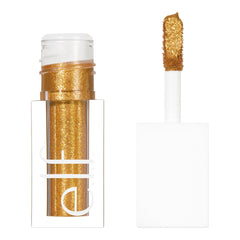 e.l.f. Liquid Glitter Eyeshadow, One Swipe Coverage, Comfortable Wear with Minimal Fallout, Long-Lasting Glitter, 24K Gold